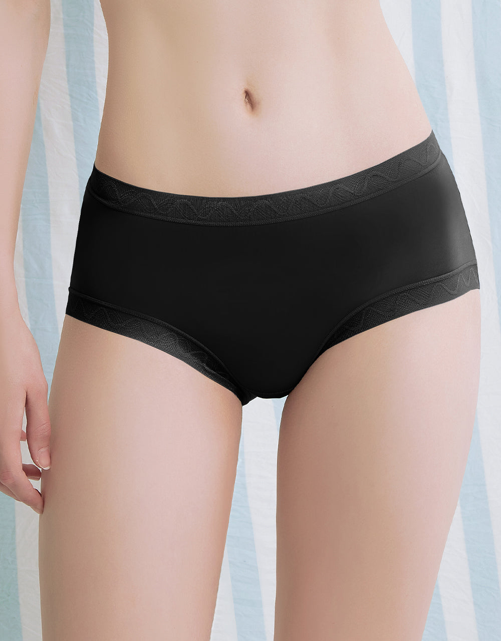 -5°C 冰爽肌體驗_蠶絲褲底薄款中腰內褲_MIC