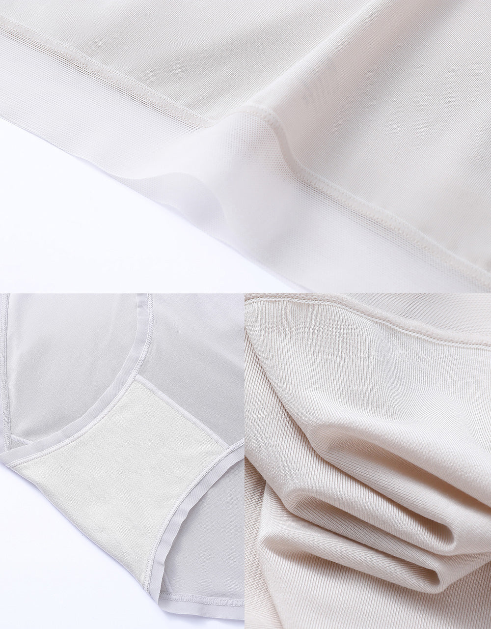 莫代爾 | 奶糖色薄質舒適款中腰內褲