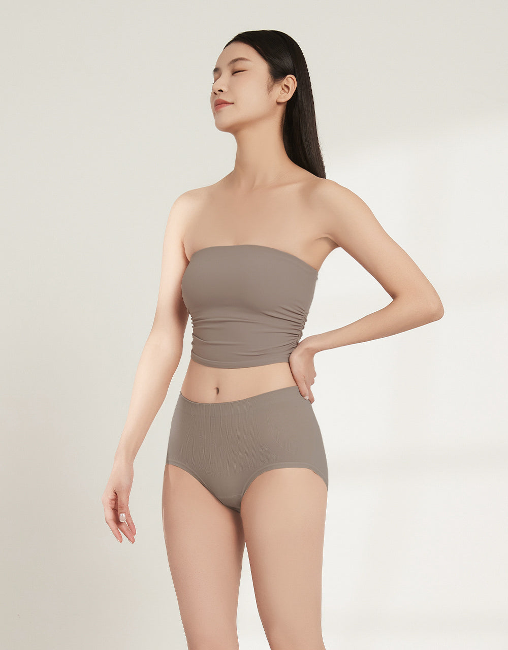 收腰提臀中腰美臀褲